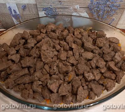 Запеканка из печени в яичной заливке Запеканка из печени в яичной заливке