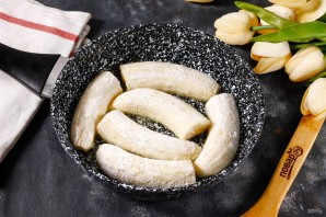 Жареные бананы в коньяке