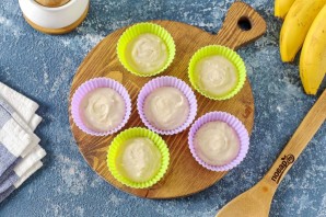 Банановые маффины на кефире