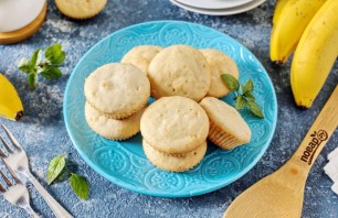 Банановые маффины на кефире