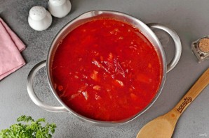 Борщ со свеклой без уксуса