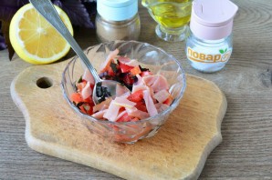 Брускетта с хамоном