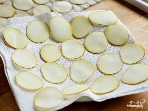 Домашние чипсы в микроволновке Домашние чипсы в микроволновке