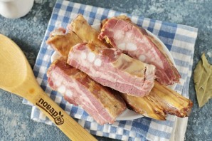 Гороховый суп с нутом и копченостями