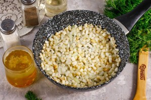 Говяжьи щечки с ризотто из сельдерея