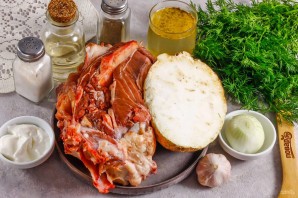 Говяжьи щечки с ризотто из сельдерея