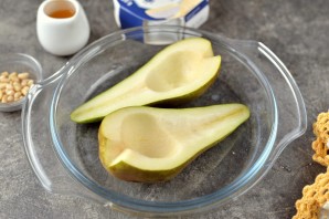 Груши с сыром "Камамбер" в духовке Груши с сыром "Камамбер" в духовке