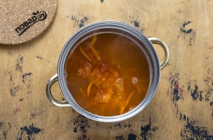 Грузинский суп из фасоли с овощами Грузинский суп из фасоли с овощами