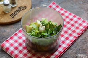 Кабачковые оладьи с нутовой мукой