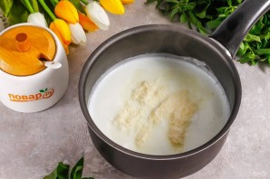 Карамельная панна-котта