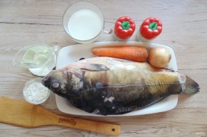 Карп в молоке в духовке