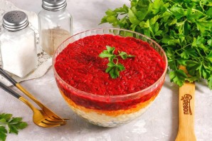 Кето селедка под шубой