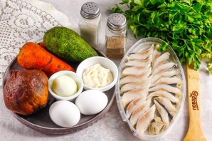 Кето селедка под шубой