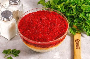 Кето селедка под шубой