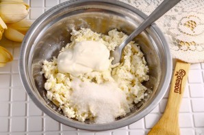 Конфеты из творога и вафель