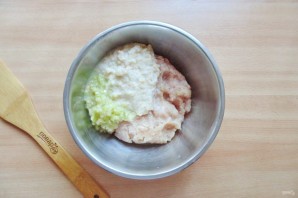 Котлеты из фарша с кабачком и сыром