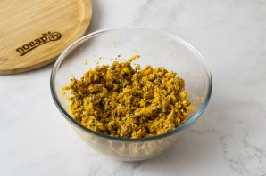 Котлеты из тыквы и чечевицы