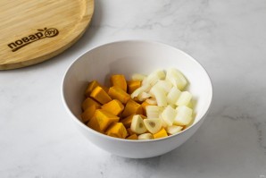 Котлеты из тыквы и чечевицы