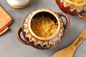 Кукурузная каша с тыквой в духовке