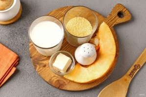 Кукурузная каша с тыквой в духовке