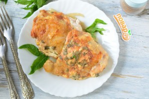 Курица с мятой в духовке