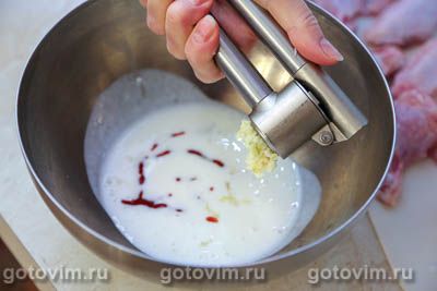 Куриные крылышки, жаренные в кокосовой стружке Куриные крылышки, жаренные в кокосовой стружке