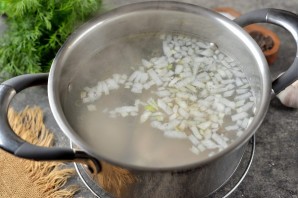 Куриный суп с фенхелем Куриный суп с фенхелем