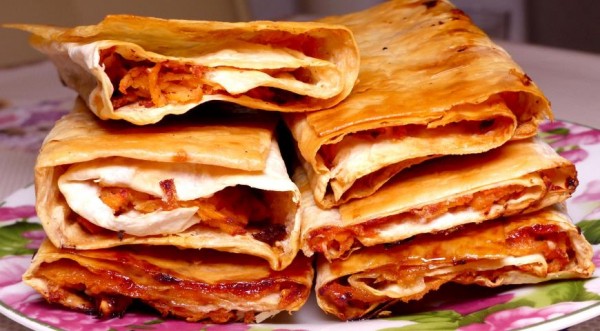 Лаваш с айвой, пошаговый рецепт с фото