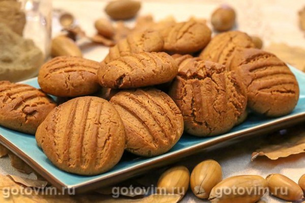 Медовое печенье с желудевой мукой Медовое печенье с желудевой мукой