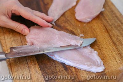 «Метропольки» - куриные котлеты с печеночным паштетом 