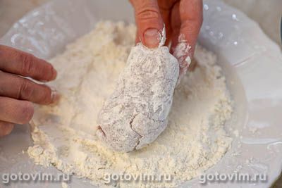 «Метропольки» - куриные котлеты с печеночным паштетом 