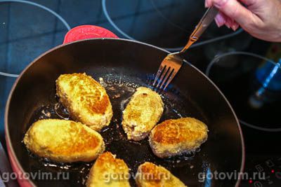 «Метропольки» - куриные котлеты с печеночным паштетом 