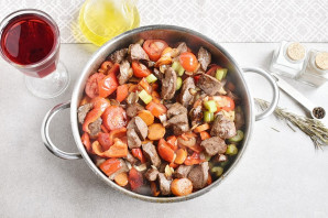 Мясо в вине