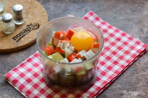 Оладьи из кабачков с крабовыми палочками