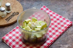 Оладьи из кабачков с крабовыми палочками