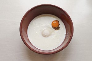 Оладьи с красной смородиной