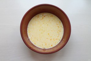 Оладьи с красной смородиной