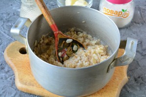 Овсяная каша с дыней