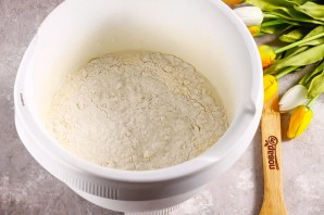 Пирог с калиной и яблоками