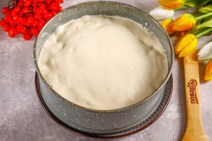 Пирог с калиной и яблоками