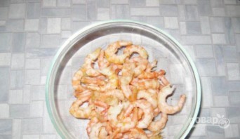 Салат "Цезарь" с креветками Салат "Цезарь" с креветками