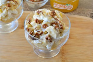 Салат из груши и банана