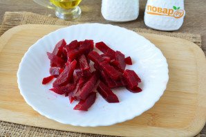Салат из свеклы с болгарским перцем