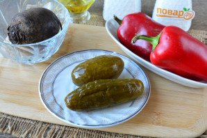 Салат из свеклы с болгарским перцем