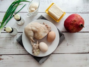 Салат "Мужской каприз" с гранатом