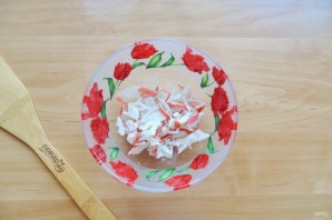 Салат с курицей и маринованными огурцами