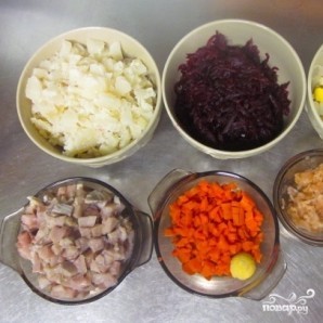 Салат Сельдь под шубой Салат Сельдь под шубой