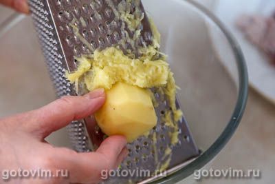 Шницель из свинины в картофельном кляре Шницель из свинины в картофельном кляре