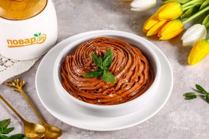 Шоколадный крем с маскарпоне