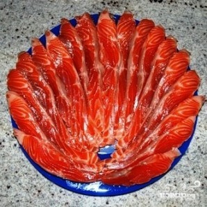 Соленая красная рыба